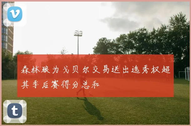 森林狼为戈贝尔交易送出选秀权超其季后赛得分总和